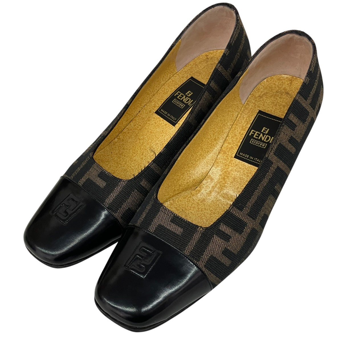 FENDI ズッカ柄パンプス 古着・中古-1枚目のアイテム画像