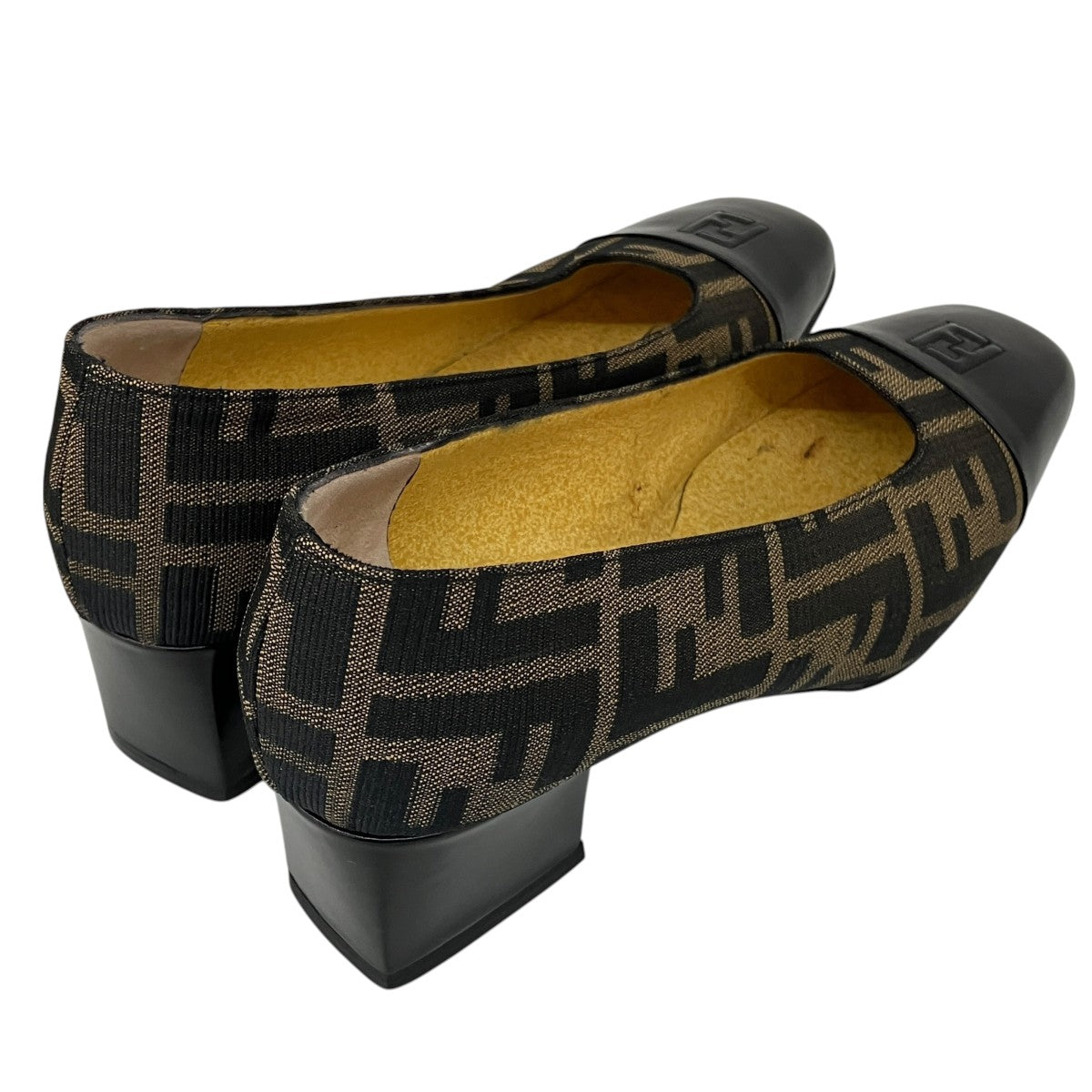 FENDI ズッカ柄パンプス 古着・中古-2枚目のアイテム画像
