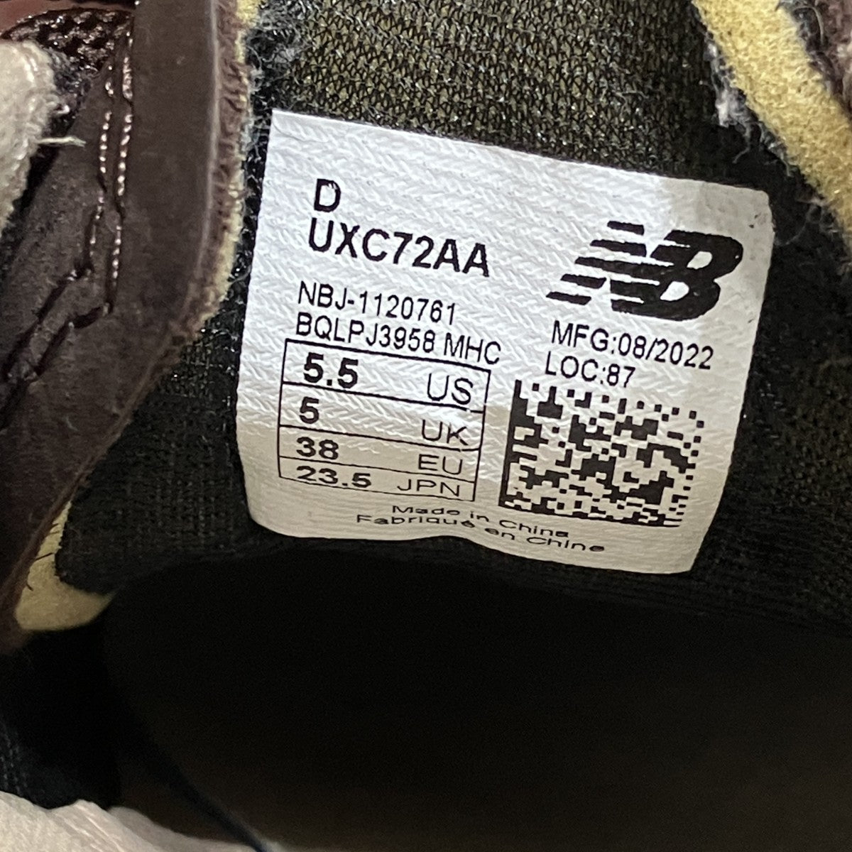 XC-72スニーカーUXC72AA