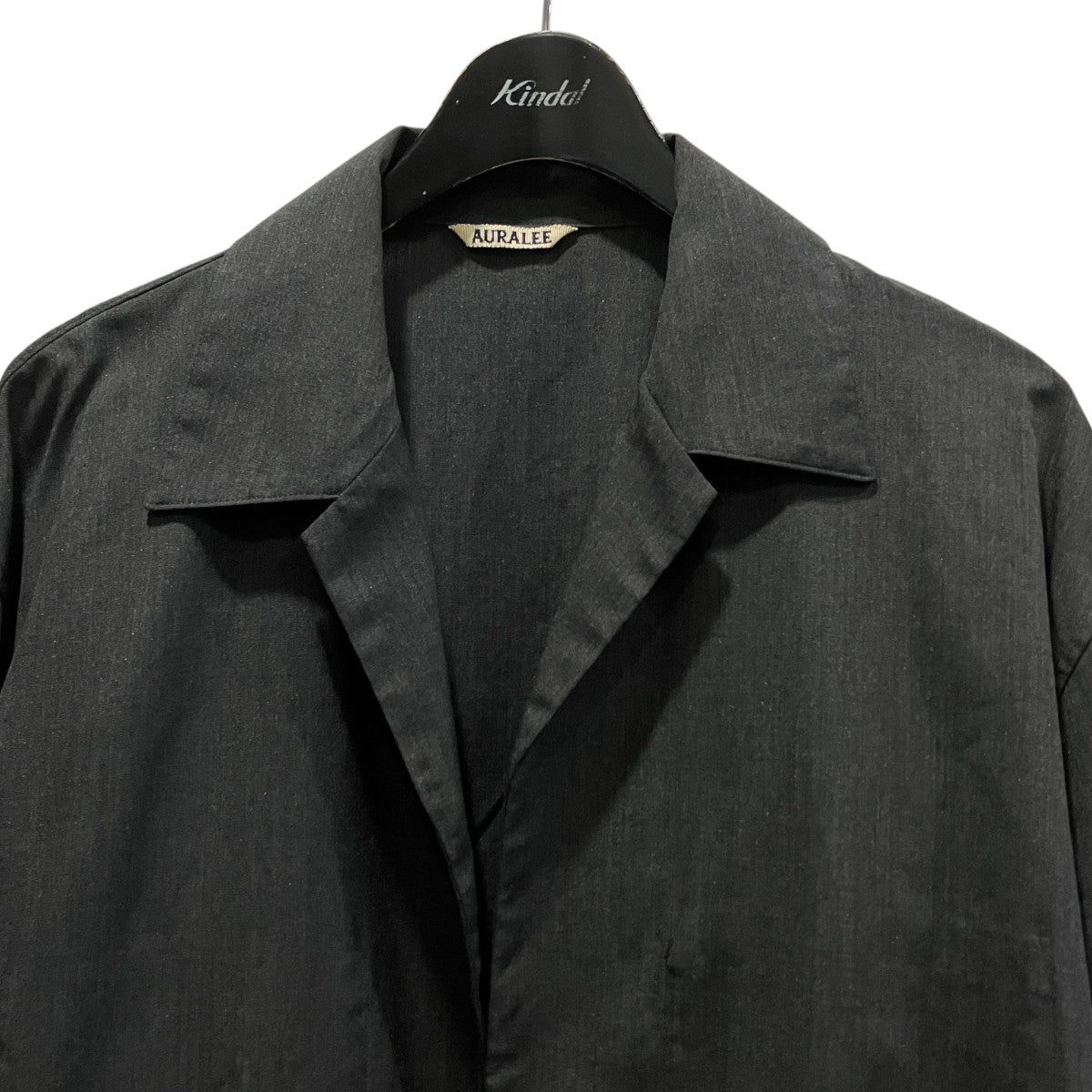 WOOL SILK TROPICAL SHIRTS JACKETシルク混シャツジャケットA9SB01WT