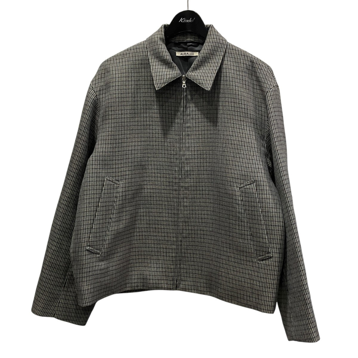 DOUBLE FACE CHECK ZIP BLOUSONジップブルゾンA9AB02BN