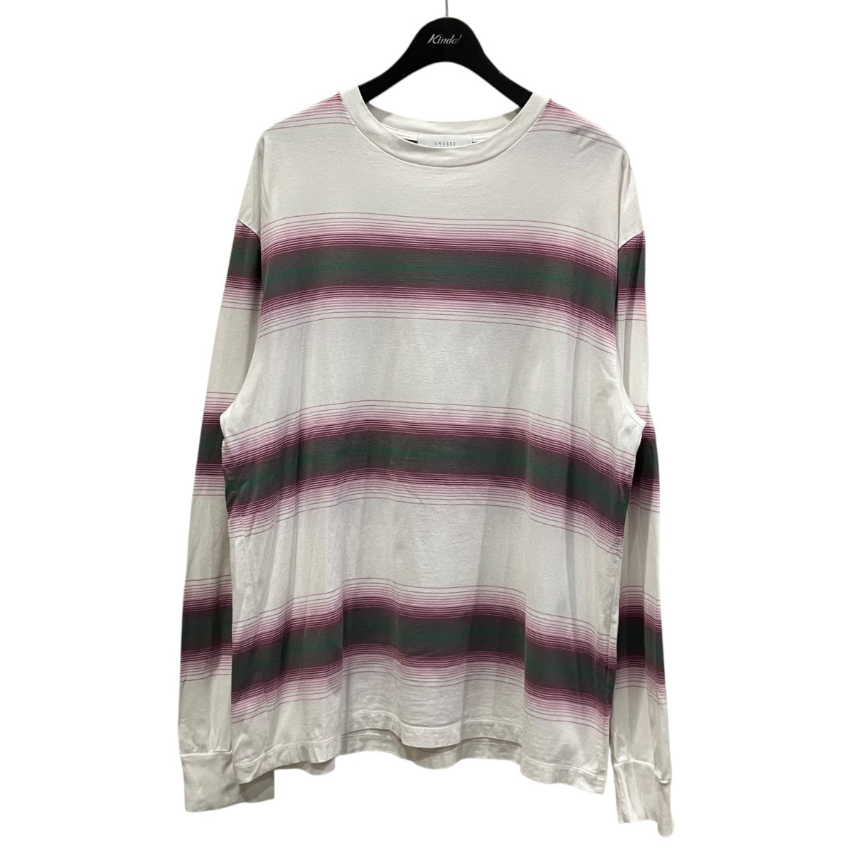 Ombre Border L S Teeボーダー長袖TシャツUS2185