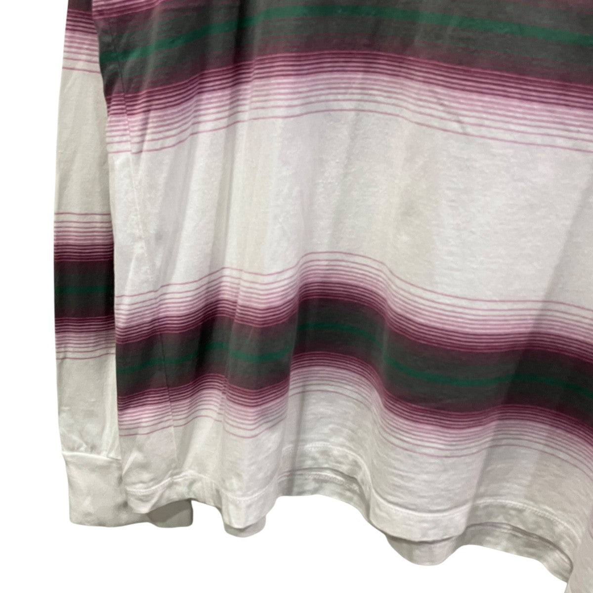 Ombre Border L S Teeボーダー長袖TシャツUS2185