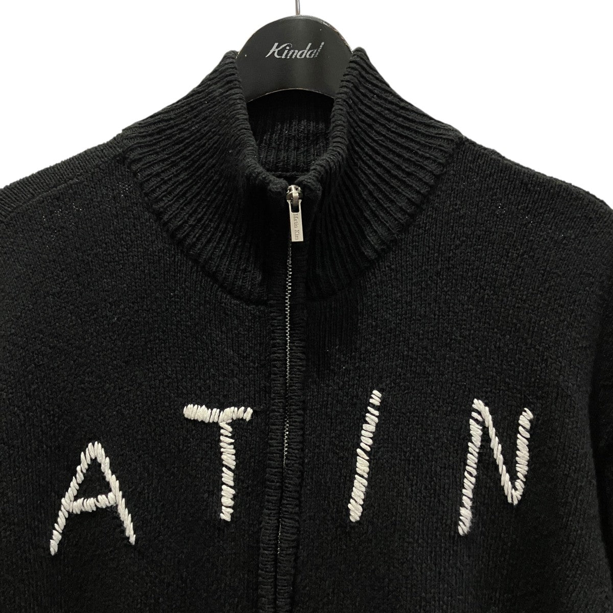 EMBROIDERY LOGO KNIT ZIP UPロゴ刺しゅうニットジップジャケットMK2500CD004V