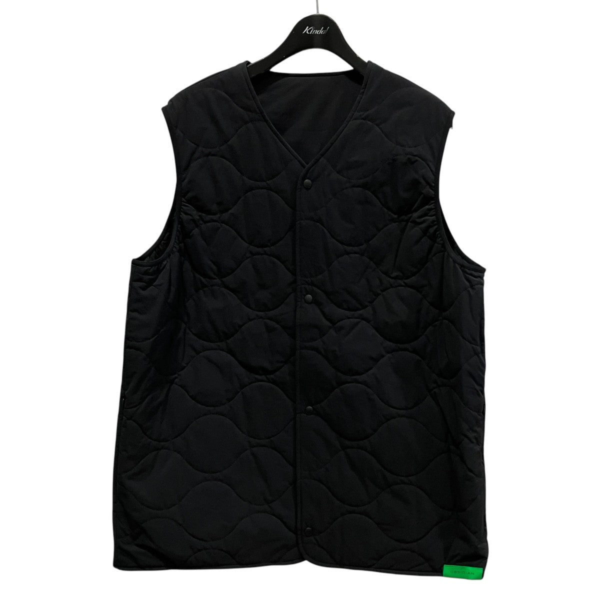 RIPSTOP 2WAY STRETCH NYLON VESTキルティングリバーシブルベストODM25AV017