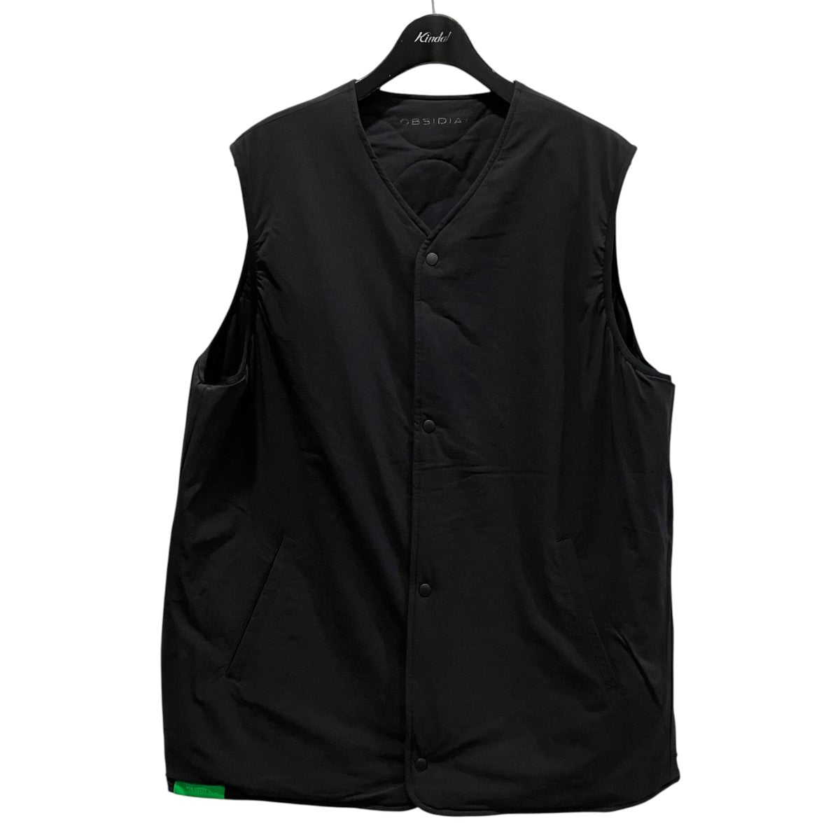 RIPSTOP 2WAY STRETCH NYLON VESTキルティングリバーシブルベストODM25AV017