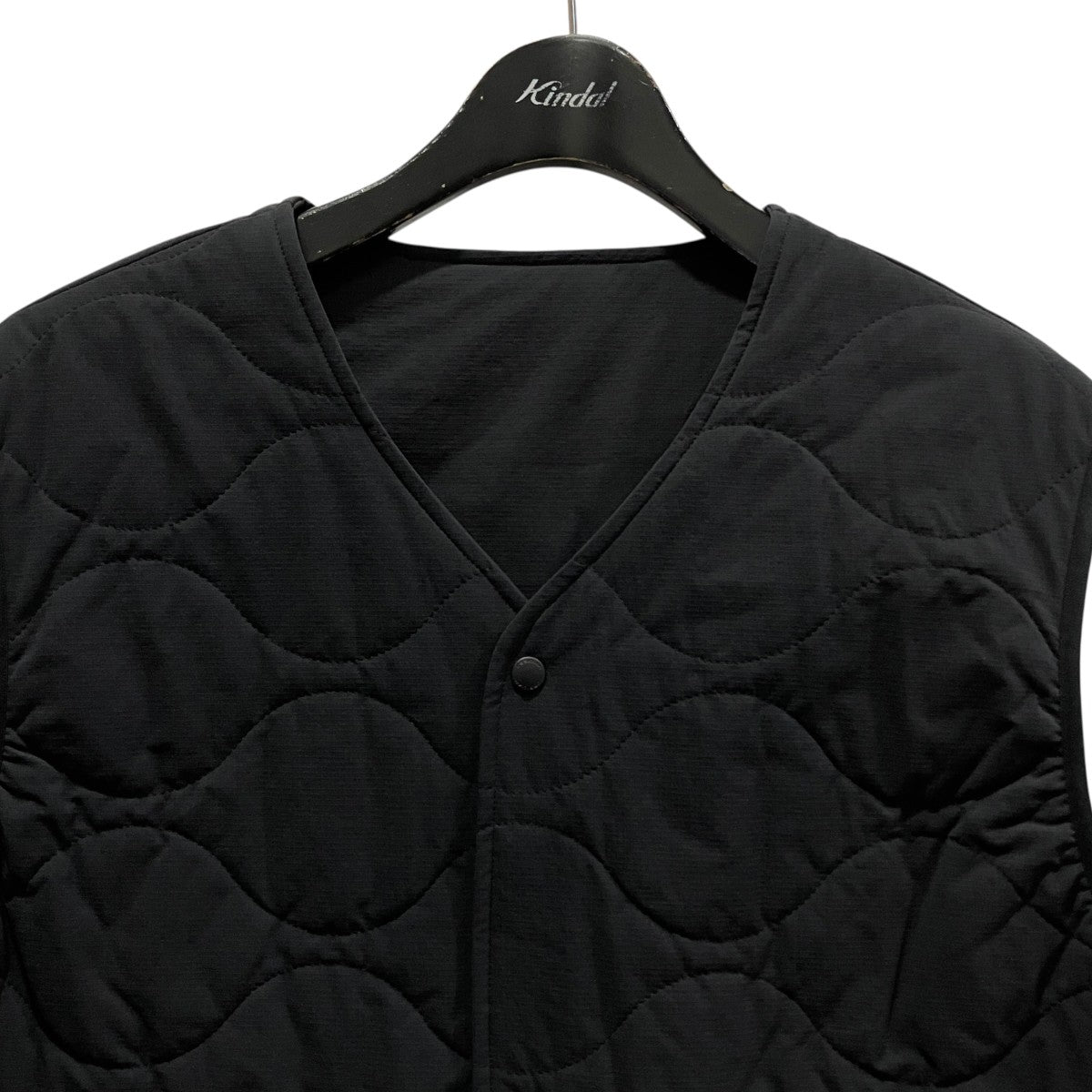 RIPSTOP 2WAY STRETCH NYLON VESTキルティングリバーシブルベストODM25AV017