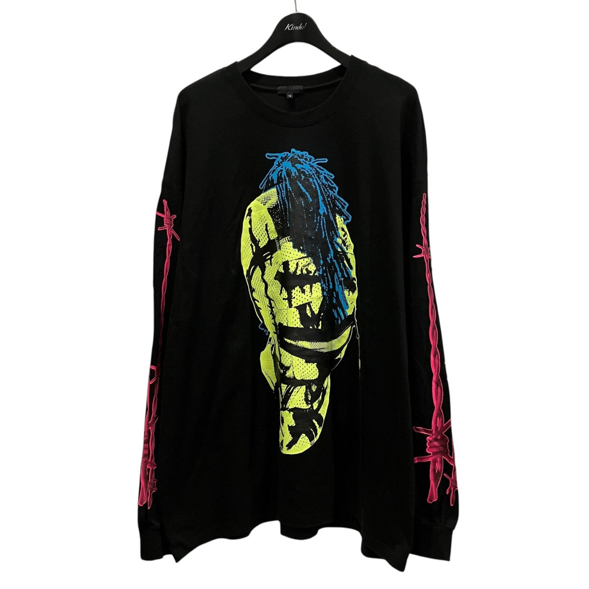 プリント長袖Tシャツ