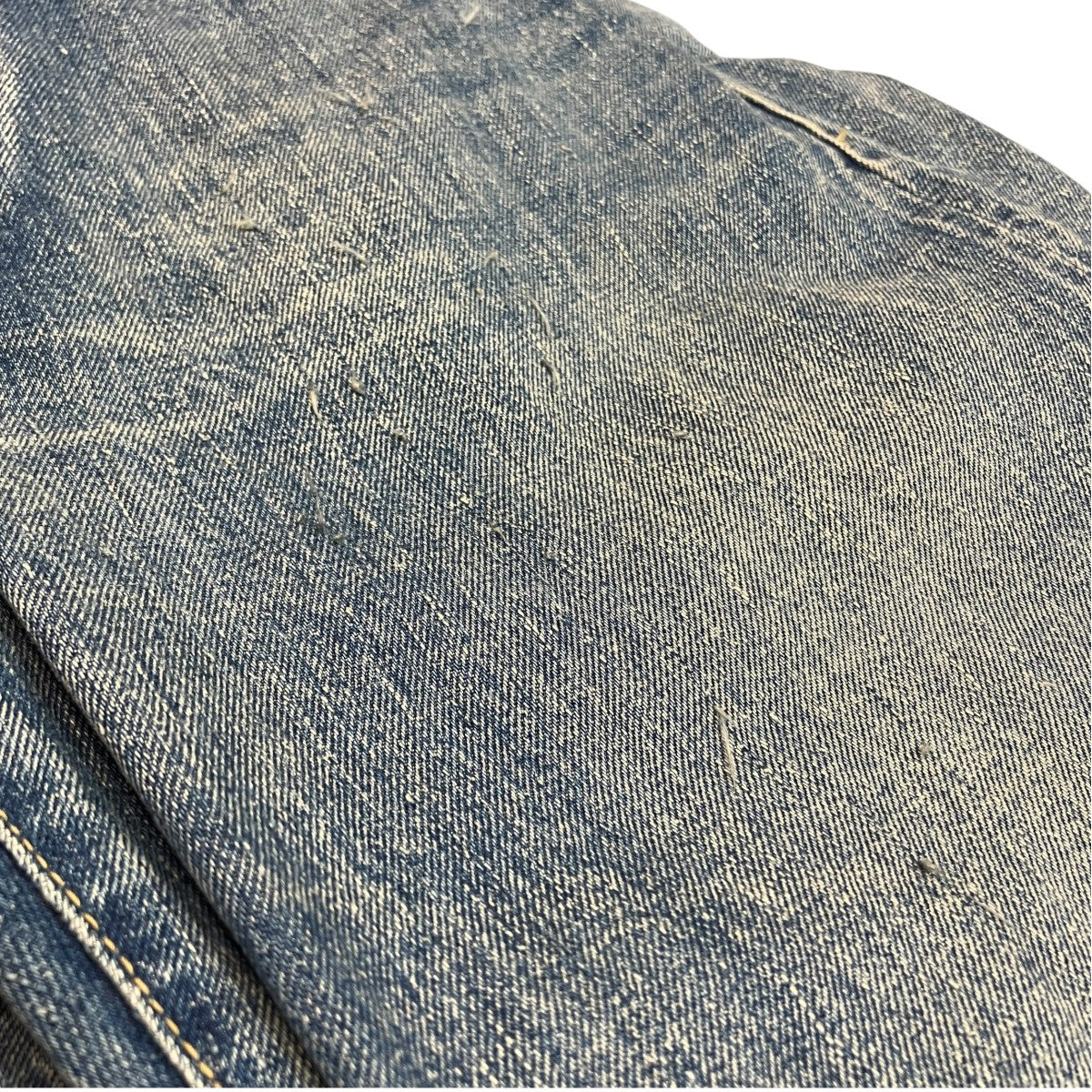 ヴィンテージ加工シンチバックデニムパンツHM28PT006