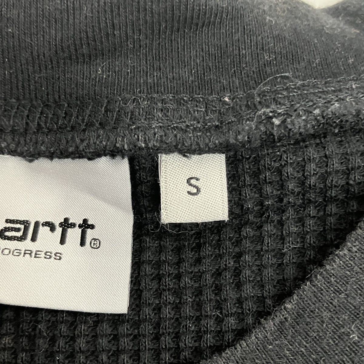 CARHARTT WIP L S Basics Script T-ShirtサーマルカットソーI033985.0D2.XX.03 古着・中古-5枚目のアイテム画像