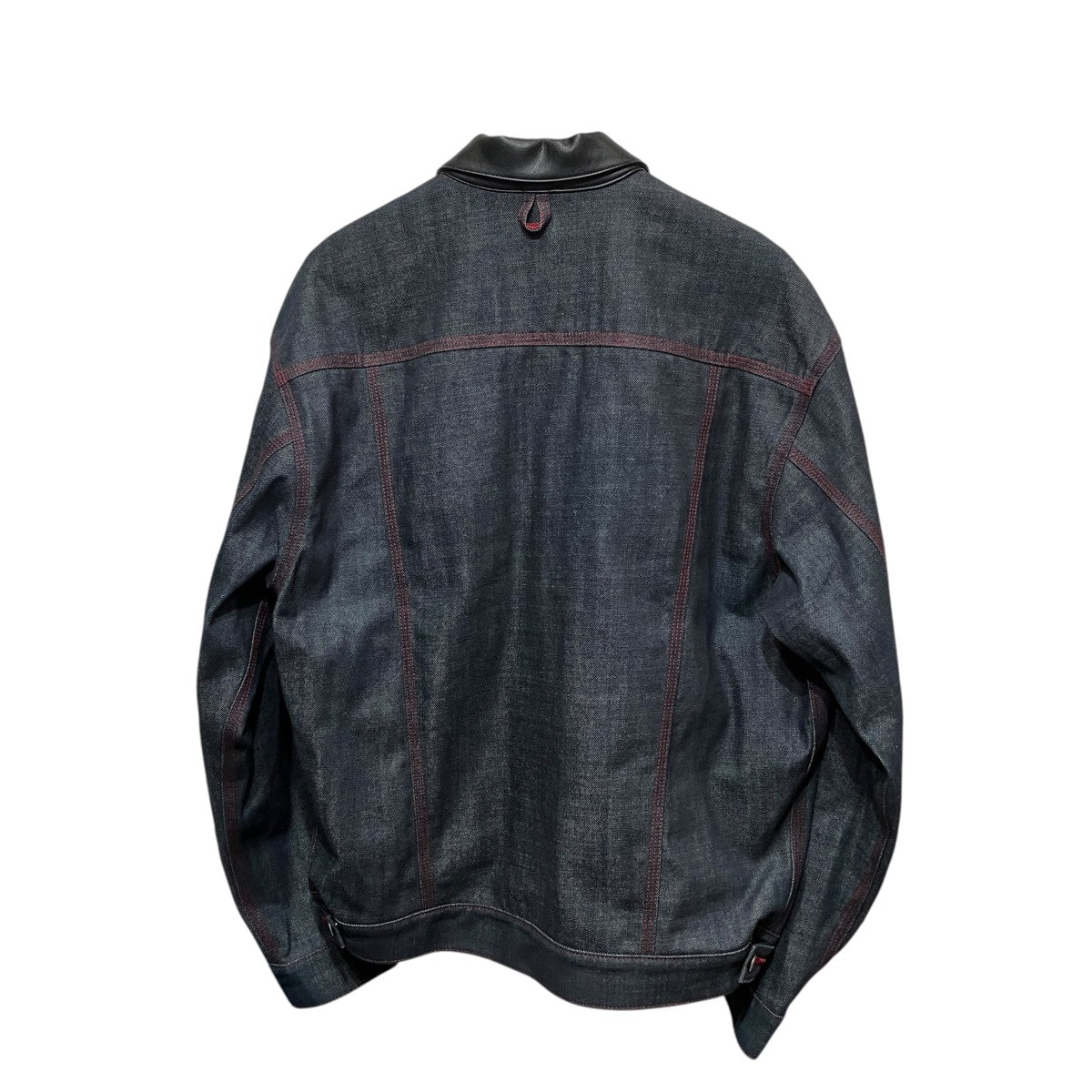 JP Rigid Denim Jacket襟レザーデニムジャケットA261042.01.01.03