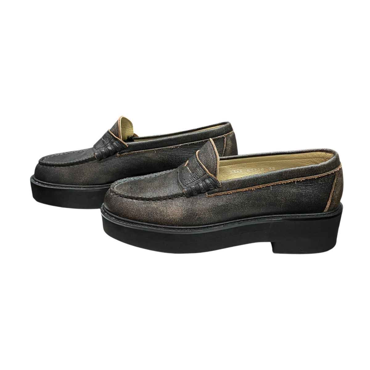 bended loaferエイジングローファー