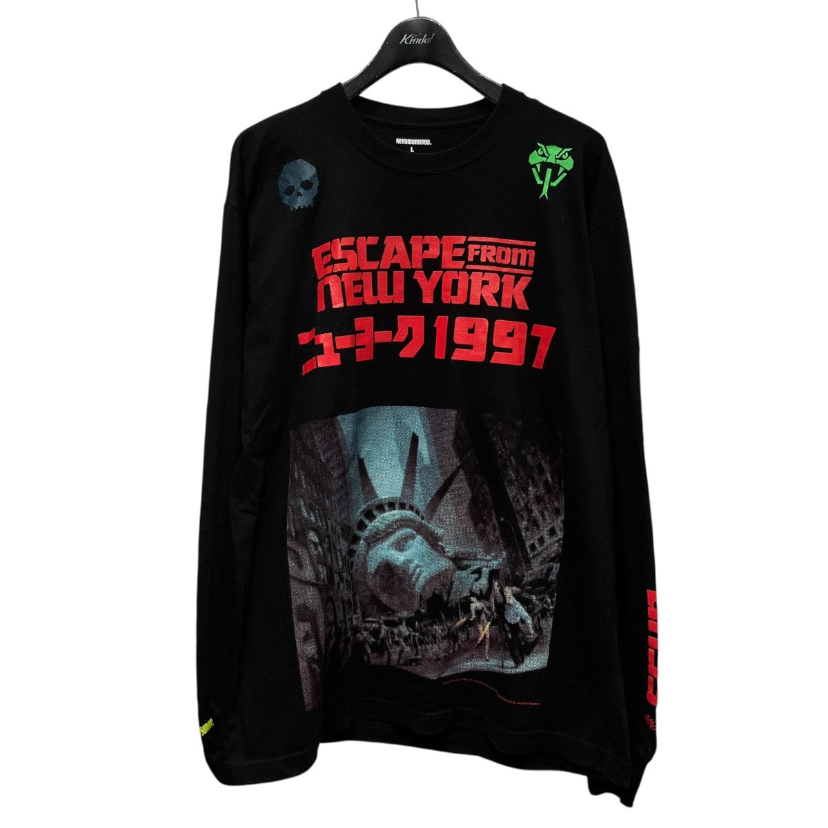 ESCAPE FROM NEW YORK長袖プリントTシャツ