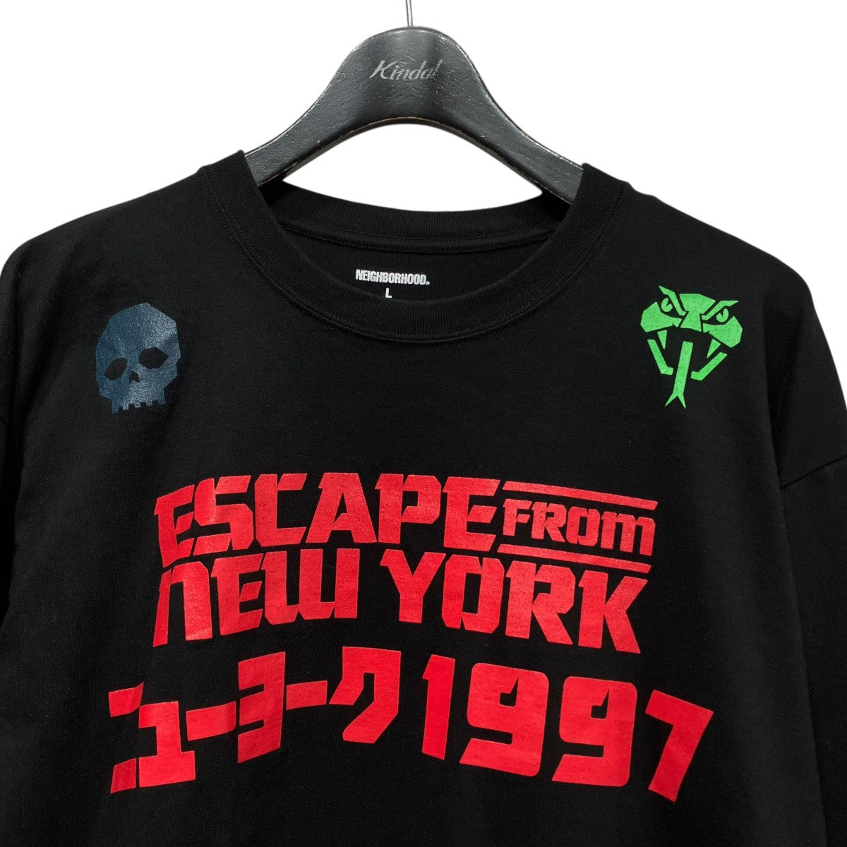 NEIGHBORHOOD×SSUR ESCAPE FROM NEW YORK長袖プリントTシャツ 古着・中古-3枚目のアイテム画像