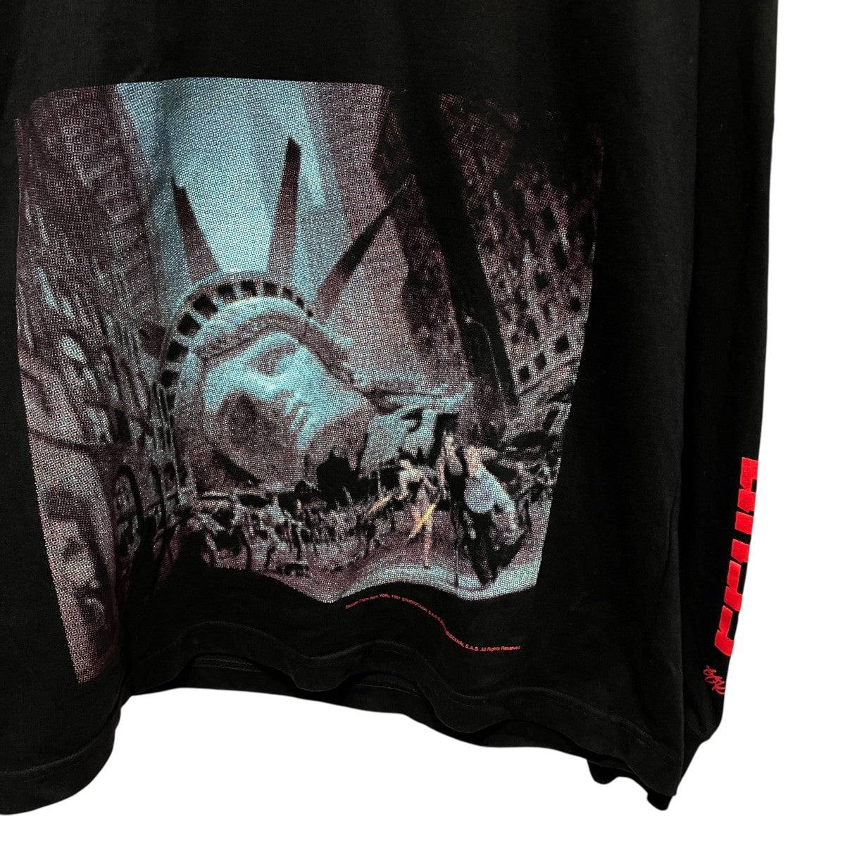 NEIGHBORHOOD×SSUR ESCAPE FROM NEW YORK長袖プリントTシャツ 古着・中古-4枚目のアイテム画像