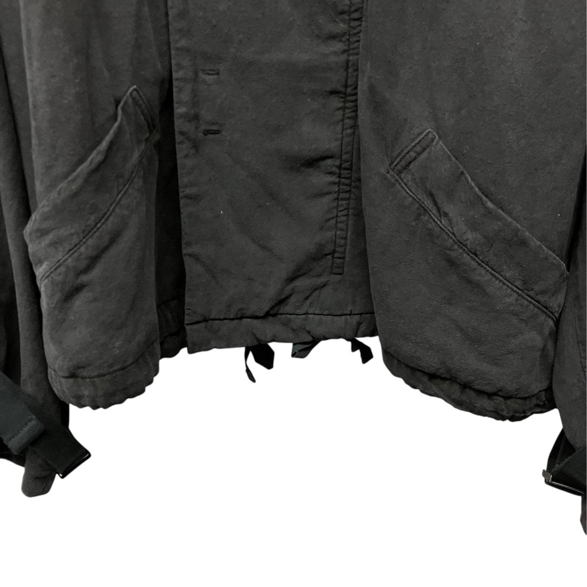 ANCELLM SILK SUEDE WRAP BLOUSONシルクスウェードブルゾンANC-JK30 古着・中古-4枚目のアイテム画像
