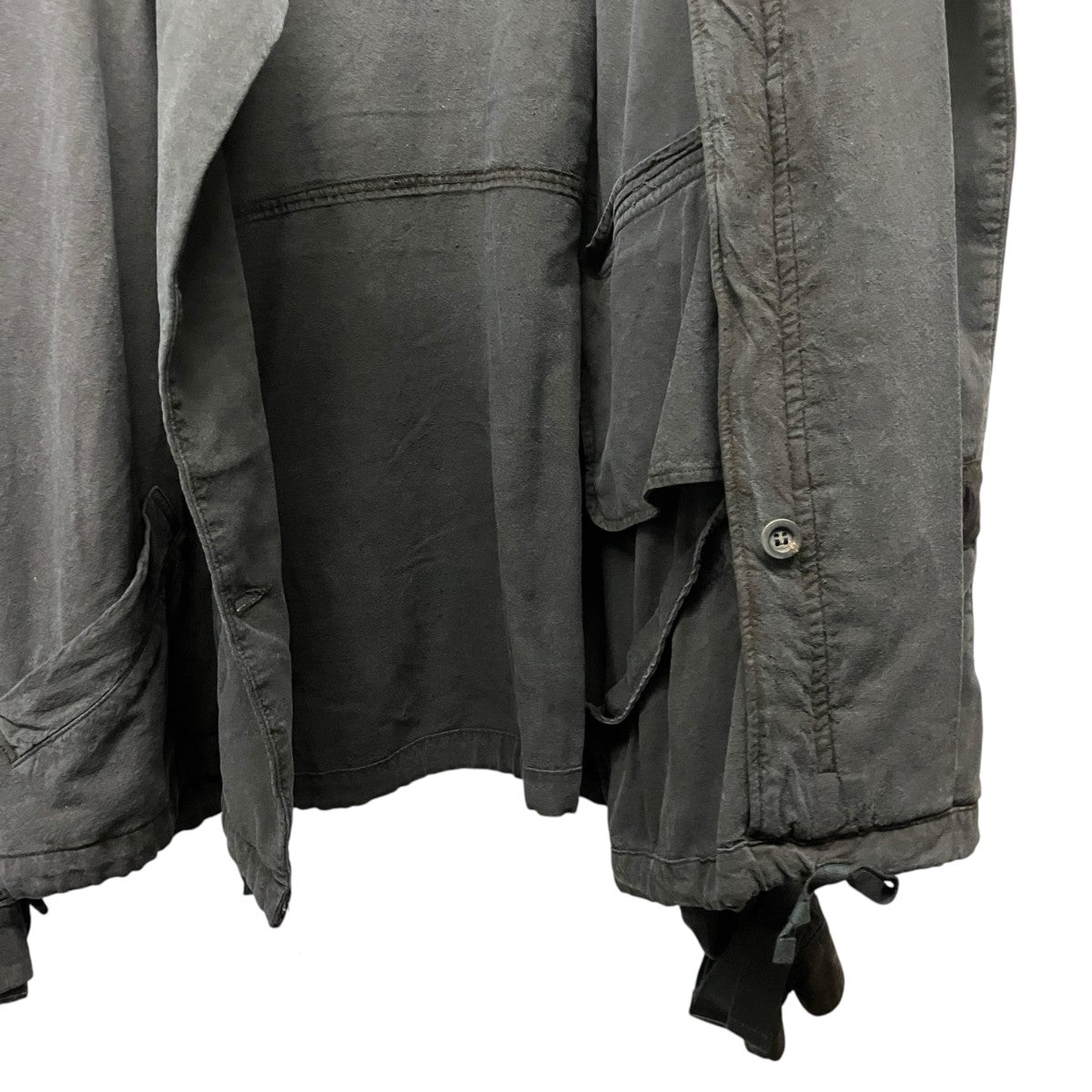 ANCELLM SILK SUEDE WRAP BLOUSONシルクスウェードブルゾンANC-JK30 古着・中古-6枚目のアイテム画像