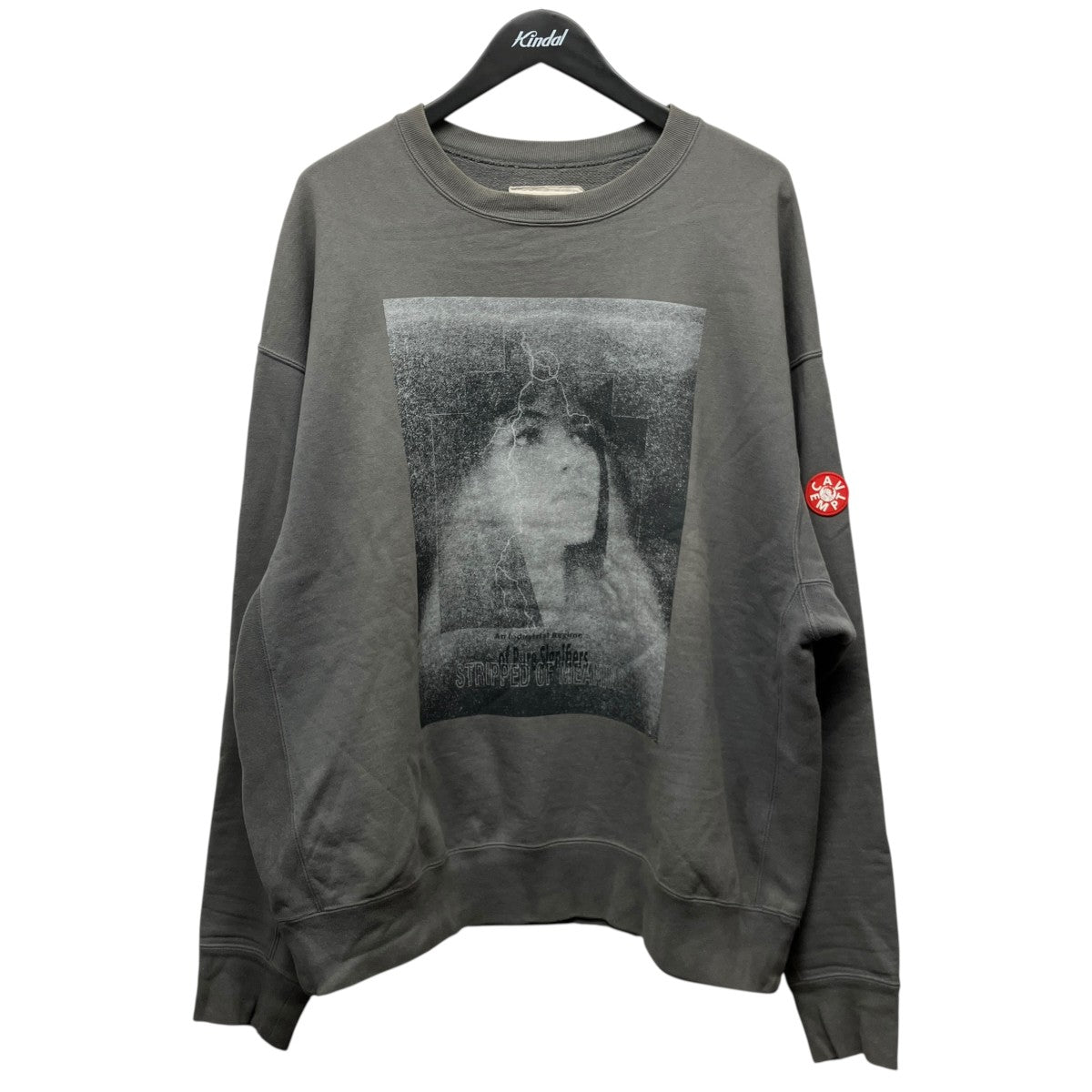 C．E SIGNIFIERS CREW NECKプリントスウェット 古着・中古-1枚目のアイテム画像