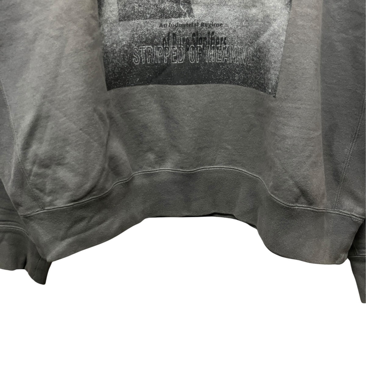 C．E SIGNIFIERS CREW NECKプリントスウェット 古着・中古-4枚目のアイテム画像