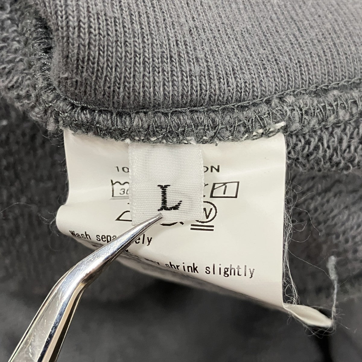 C．E SIGNIFIERS CREW NECKプリントスウェット 古着・中古-6枚目のアイテム画像