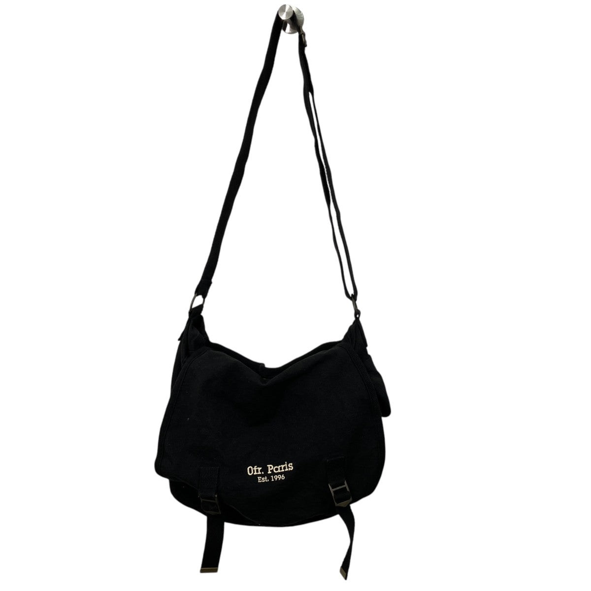 0fr． Paris 0fr． Messenger Bag Blackショルダーバッグ 古着・中古-1枚目のアイテム画像