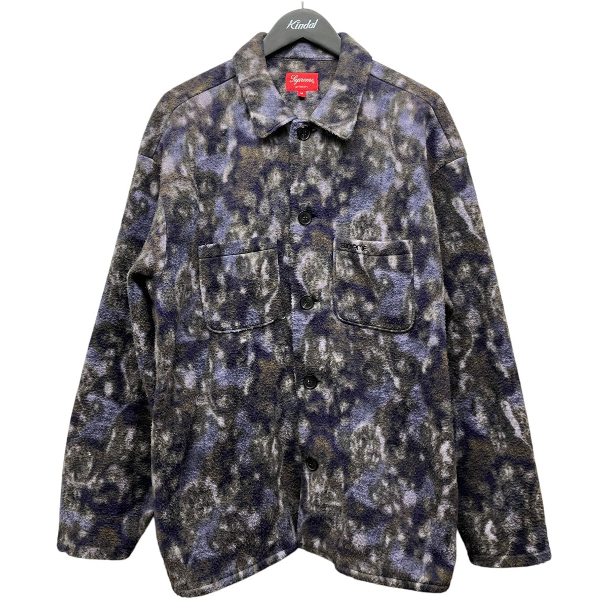 Supreme Paisley Fleece Shirt総柄フリースシャツ 古着・中古-1枚目のアイテム画像