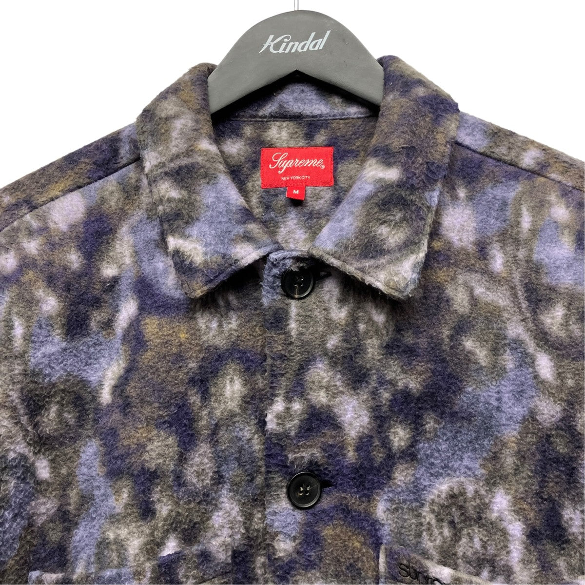 Supreme Paisley Fleece Shirt総柄フリースシャツ 古着・中古-3枚目のアイテム画像