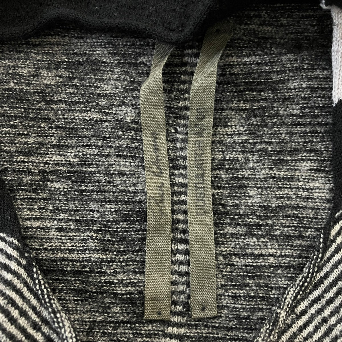 RICK OWENS 06AWDUSTULATOR期ボーダーニットRU 1640/M 古着・中古-4枚目のアイテム画像