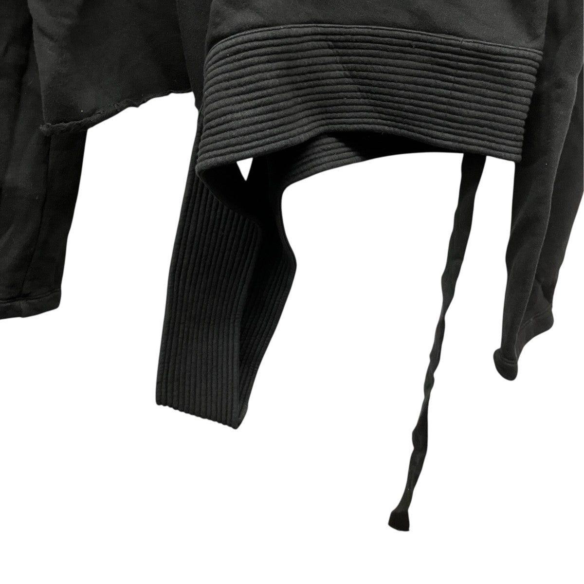 22SS裾カットオフデザインスウェットDU02A3284-F LONG CREATCH SWEAT