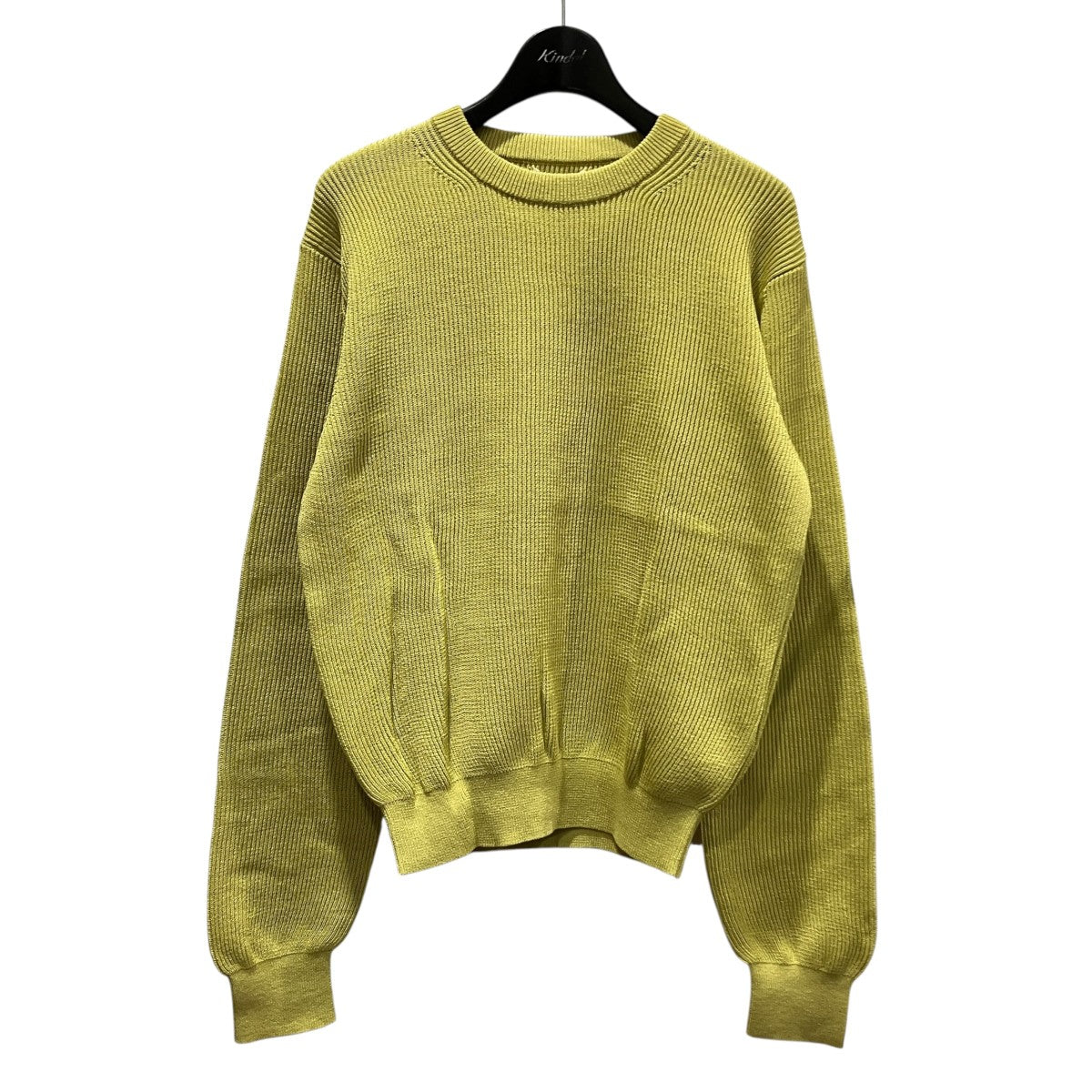 AURALEE FLAT YARN RIB KNIT P OリブニットA26SP03SY 古着・中古-1枚目のアイテム画像