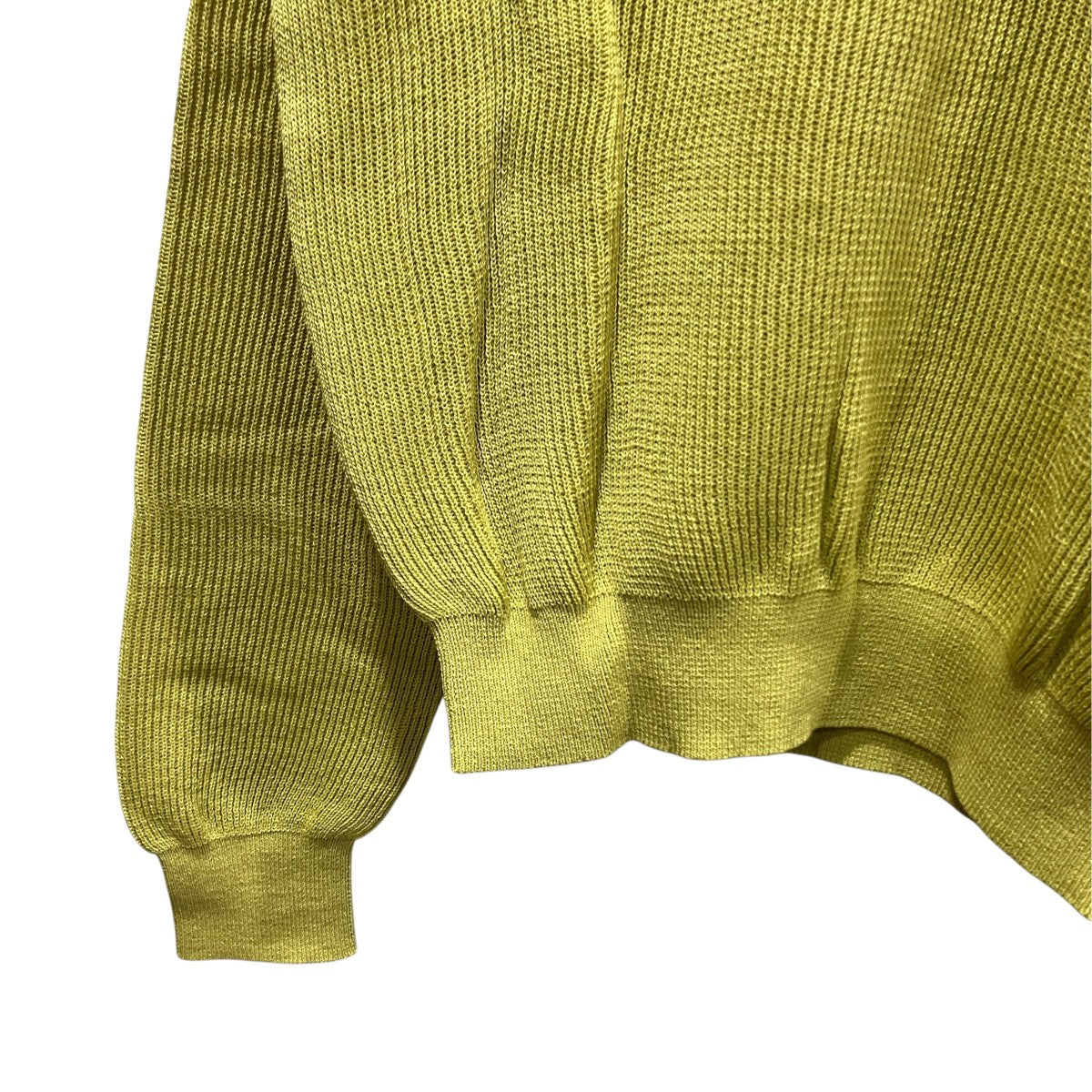 AURALEE FLAT YARN RIB KNIT P OリブニットA26SP03SY 古着・中古-4枚目のアイテム画像