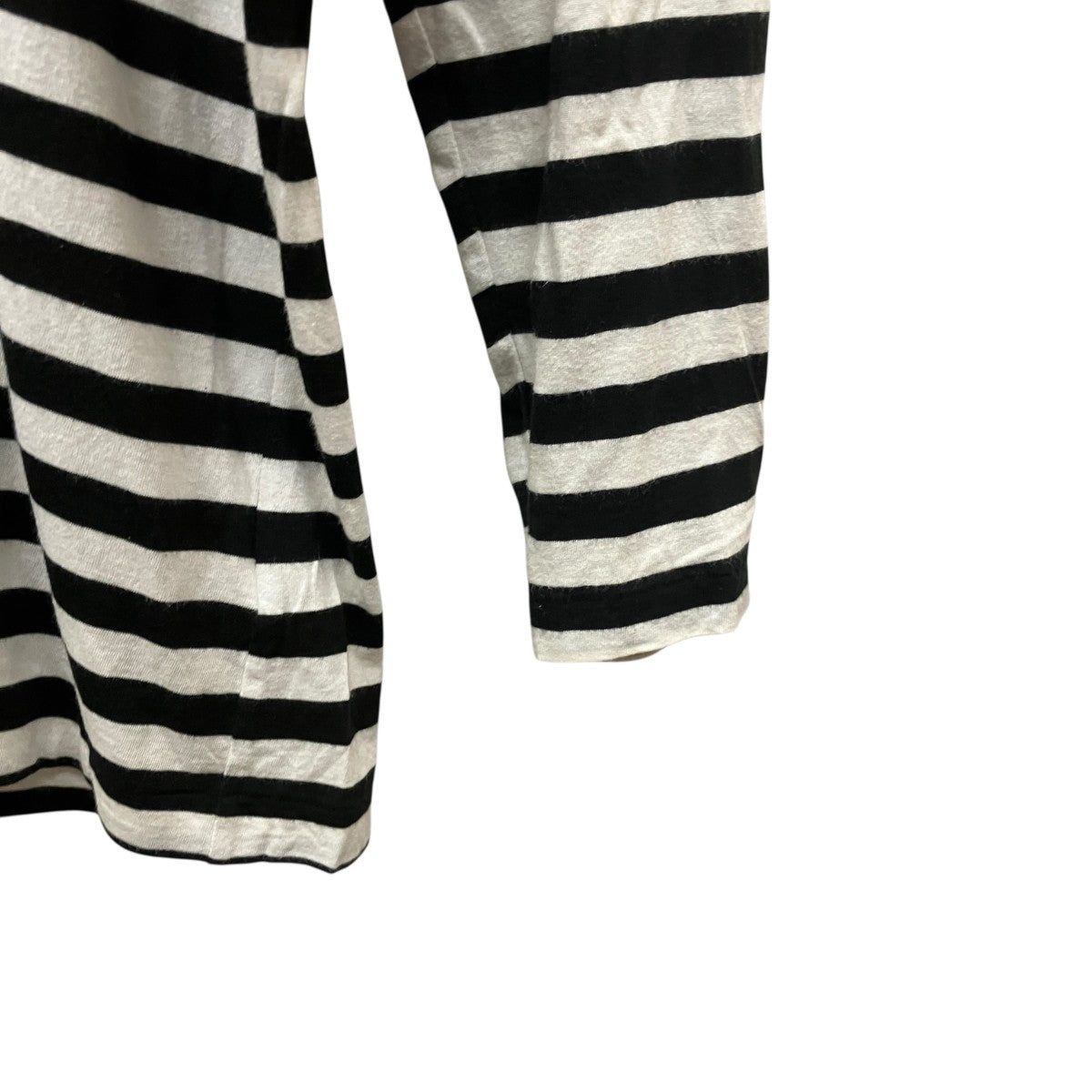 Yohji Yamamoto pour homme バックプリント長袖ボーダーカットソーHW-T15-270 ｽﾀｯﾌTｼｬﾂﾛﾝｸﾞ 古着・中古-5枚目のアイテム画像