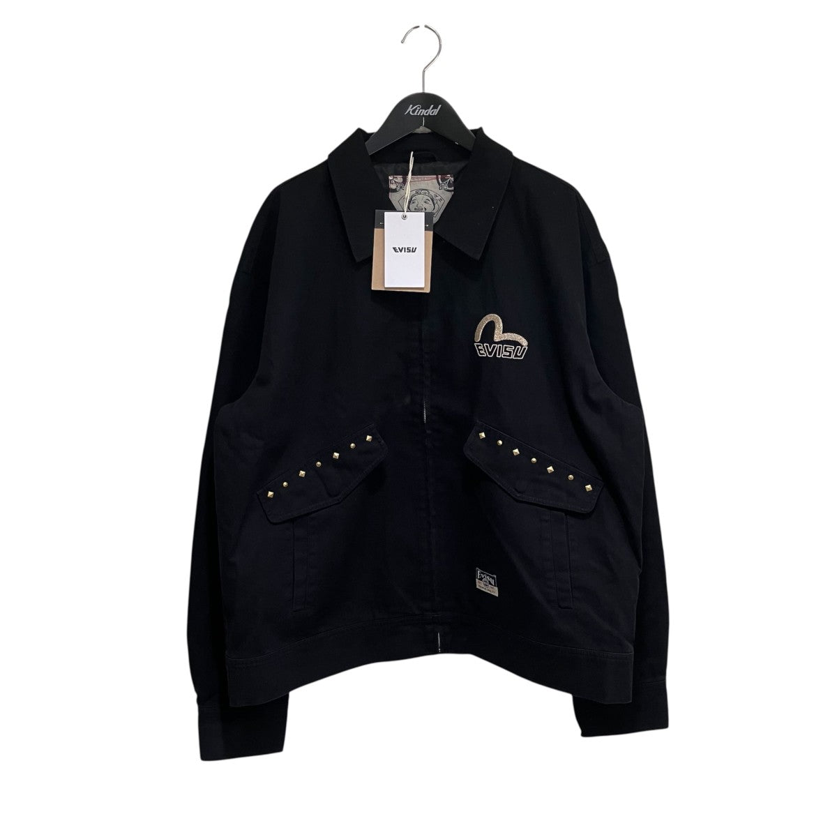 EVISU ゴールド刺繍＆スタッズ ジャケット2EAHTM6JK1147RXCT 古着・中古-1枚目のアイテム画像