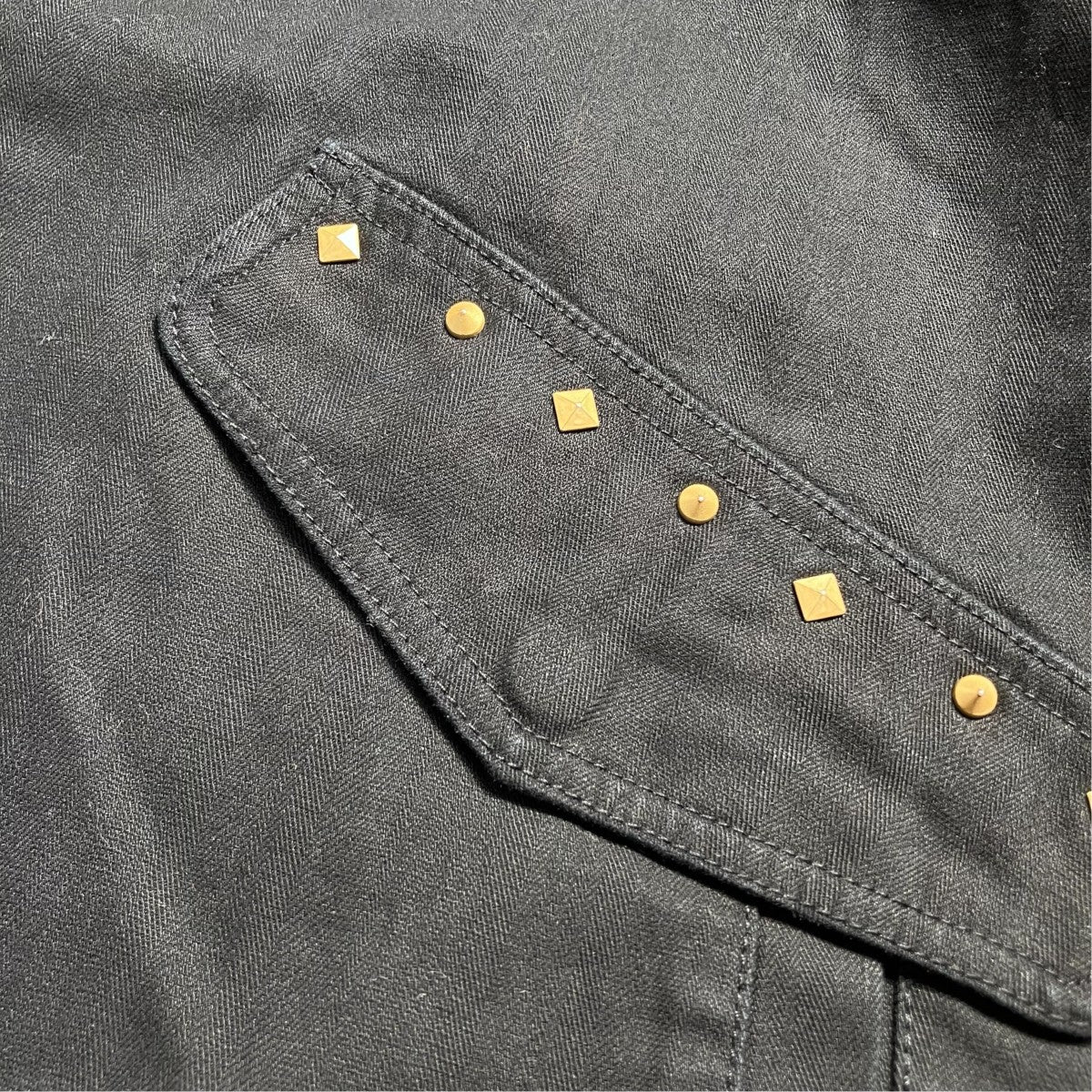 EVISU ゴールド刺繍＆スタッズ ジャケット2EAHTM6JK1147RXCT 古着・中古-6枚目のアイテム画像