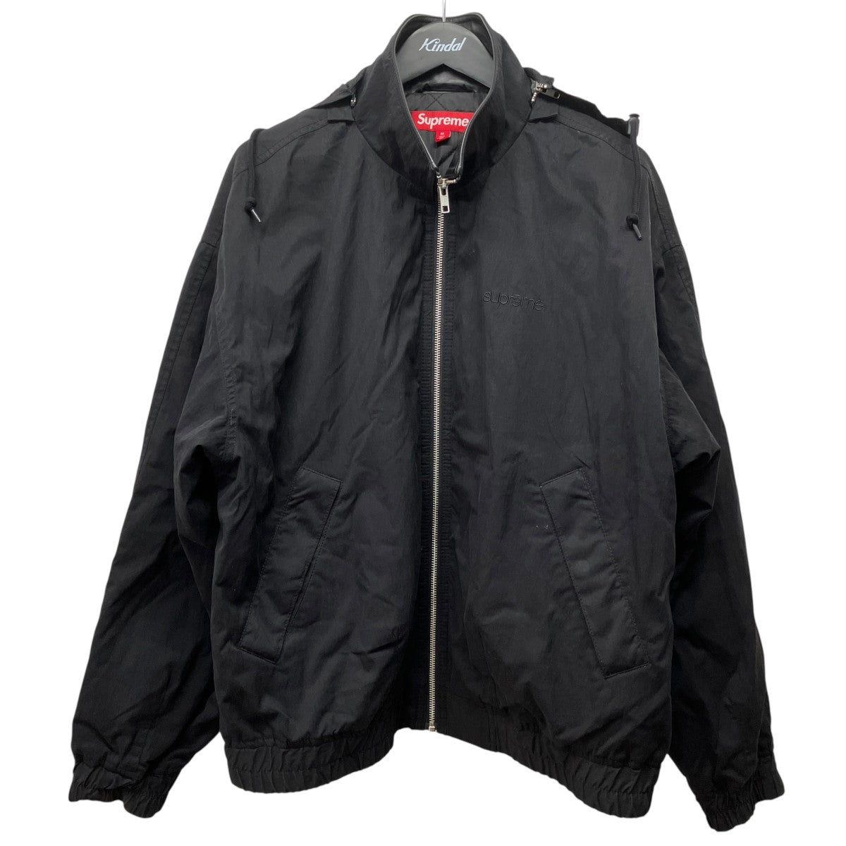 Supreme 25SS襟レザー胸ロゴ刺しゅう中綿ジャケットLeather Collar Utility Jacket 古着・中古-1枚目のアイテム画像