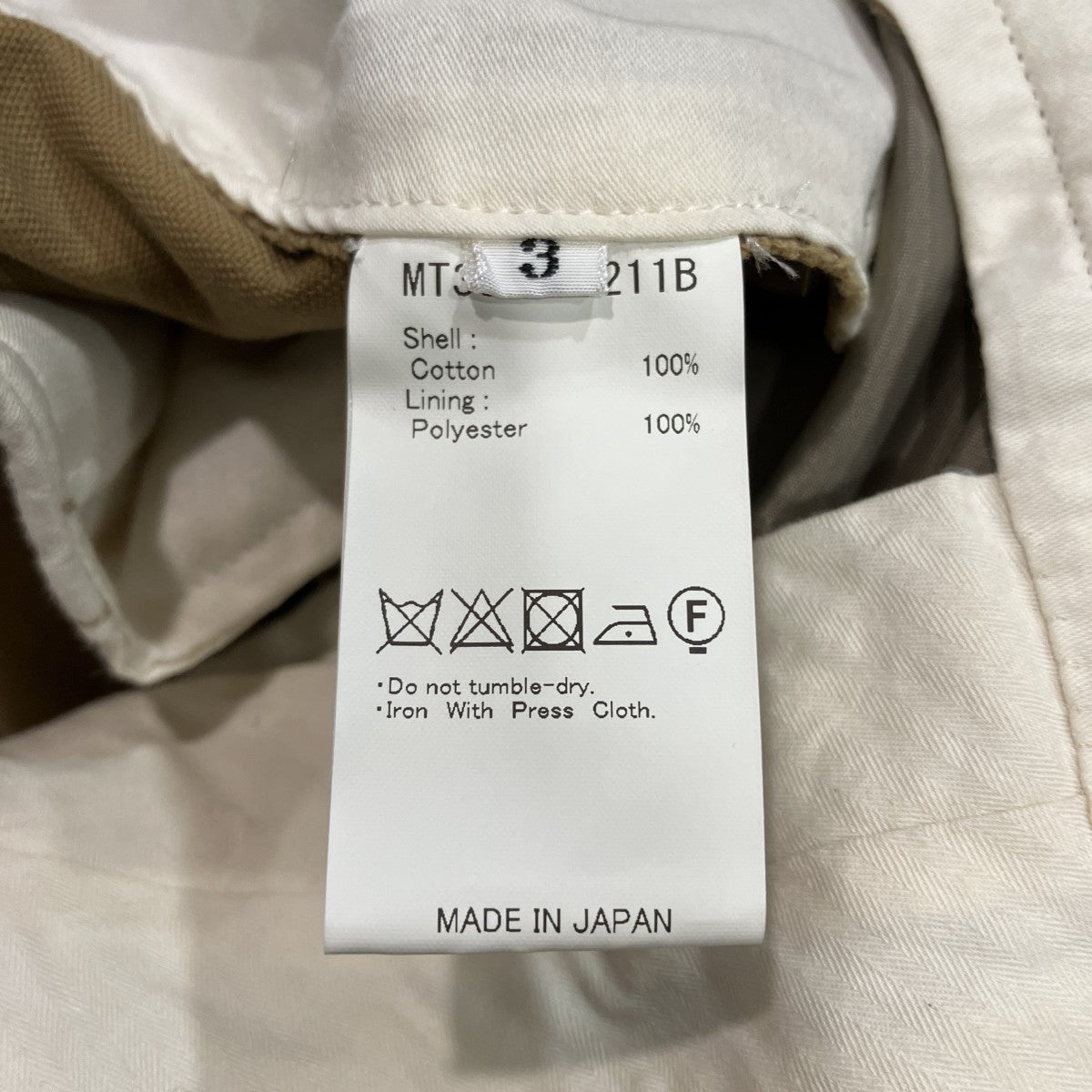 俺のCHINO-PAN 二重OX2タックチノパンMT3303-0211B
