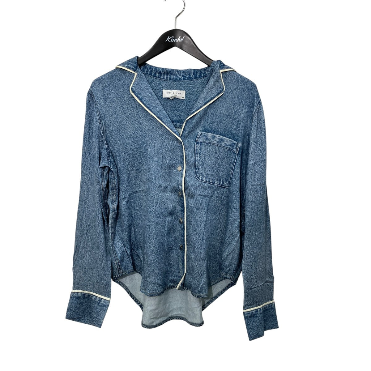 rag＆bone 転写オープンカラーシャツRC6325HSMSL 古着・中古-1枚目のアイテム画像