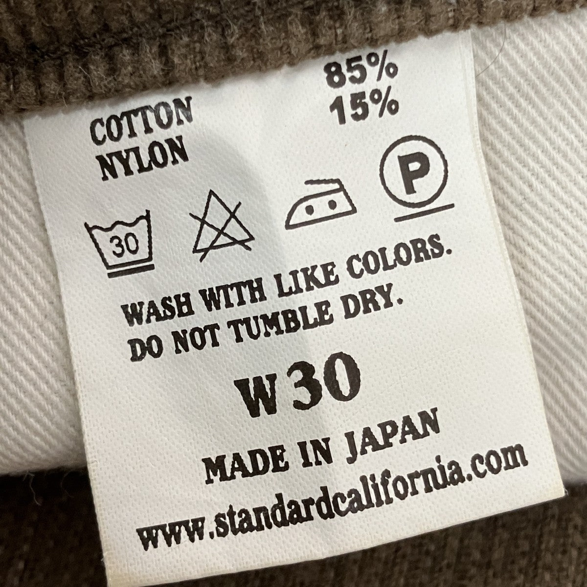 STANDARD CALIFORNIA コーデュロイパンツ 古着・中古-6枚目のアイテム画像