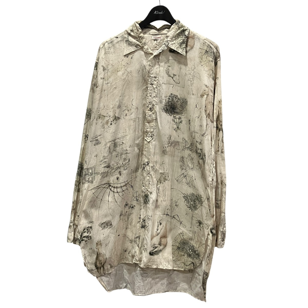 V．IOMMI総柄シャツNN-3104Y16