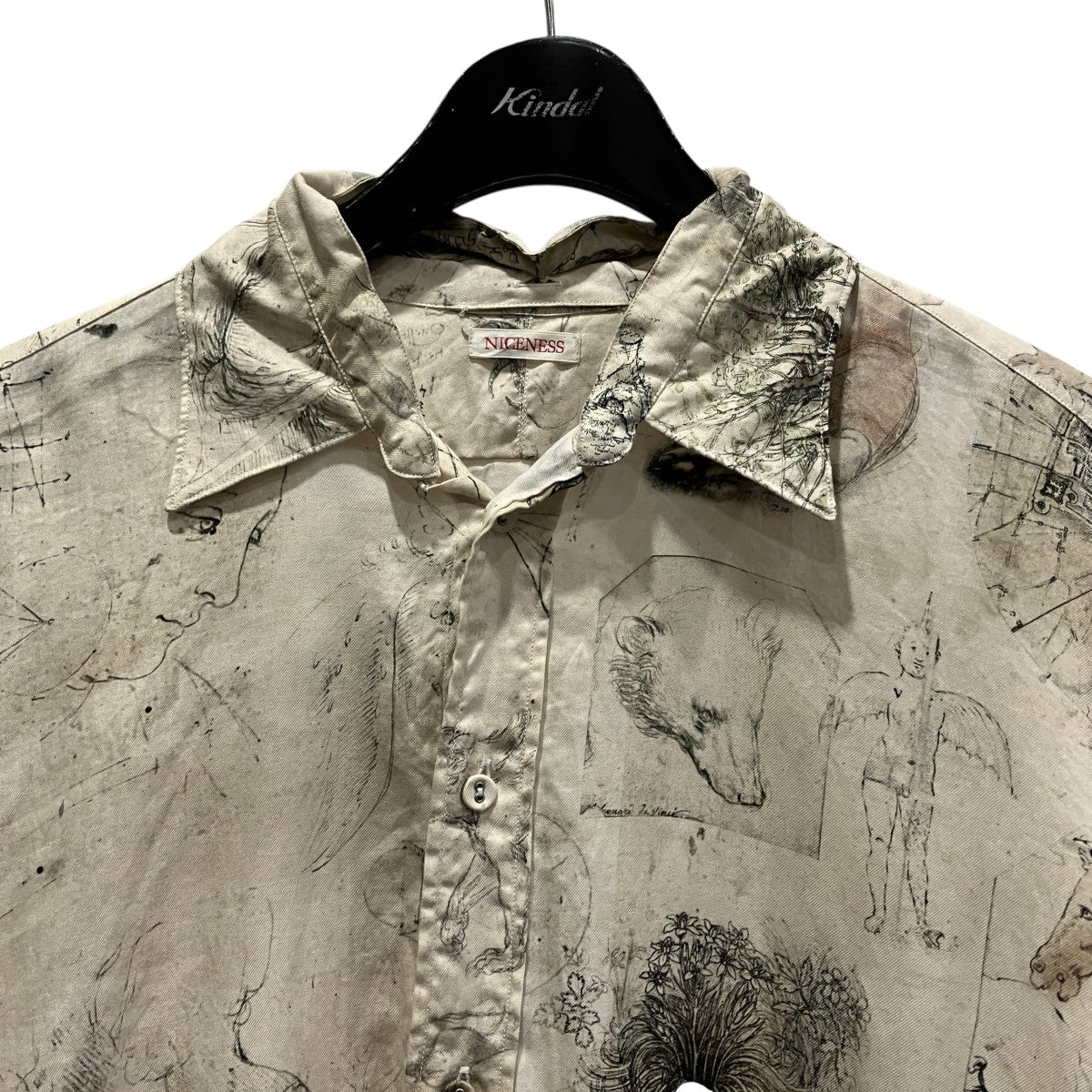 V．IOMMI総柄シャツNN-3104Y16