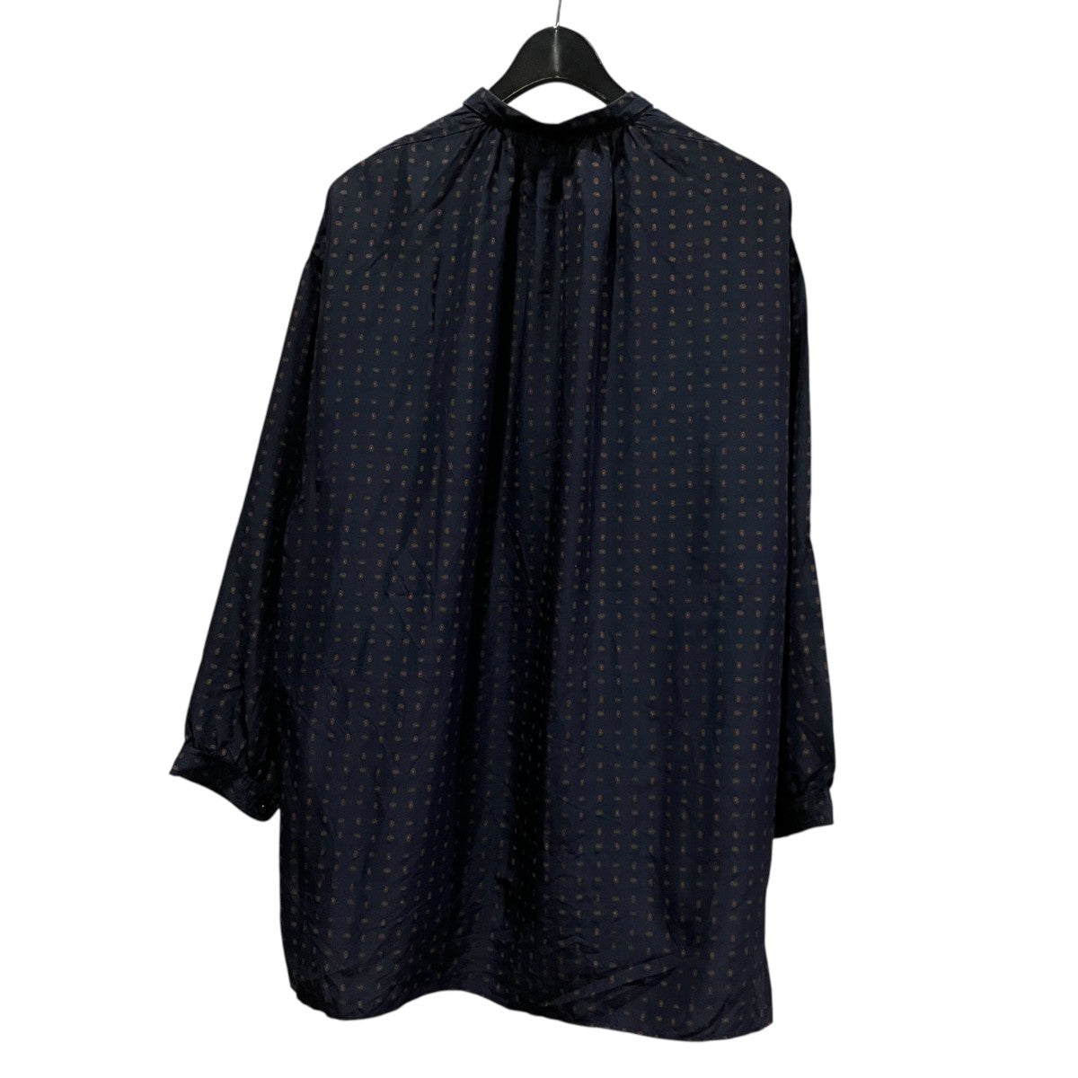総柄シルクシャツ0223-U6113-2126