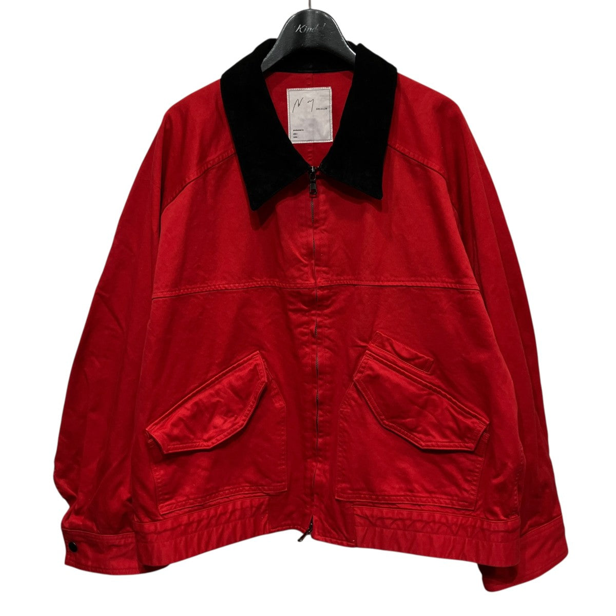 ANCELLM 26SSZIP BLOUSONジップブルゾンANC-JK73 古着・中古-1枚目のアイテム画像