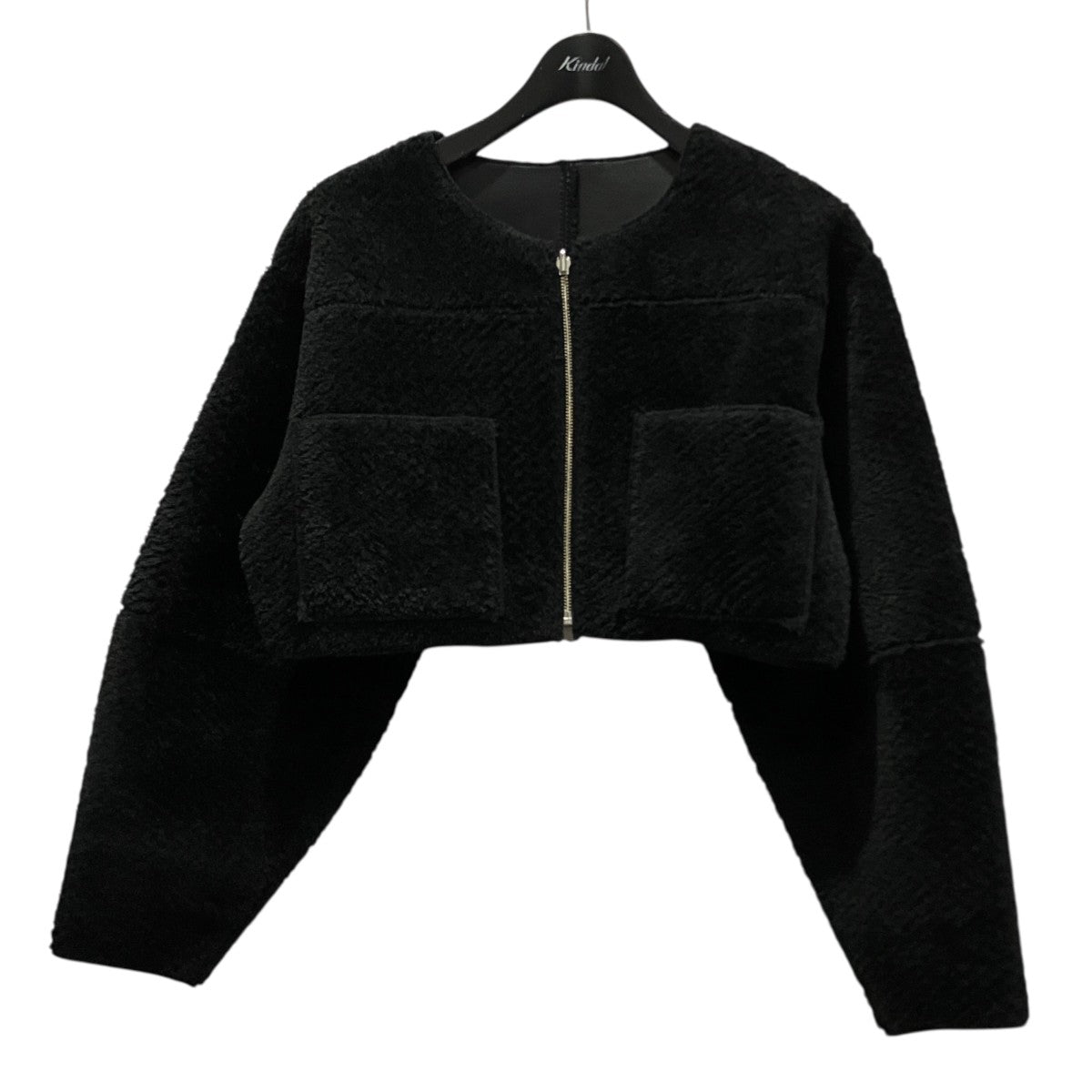 BOA COLLARLESS REVERSIBLE SHORT JACKETリバーシブルボアブルゾン0125206960680