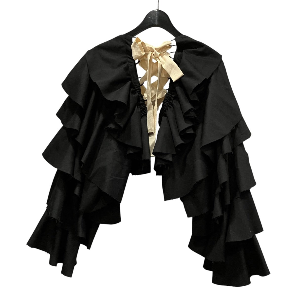 LEINWANDE Ruffled Sleeve Topボレロカーディガン0222031002 古着・中古-2枚目のアイテム画像