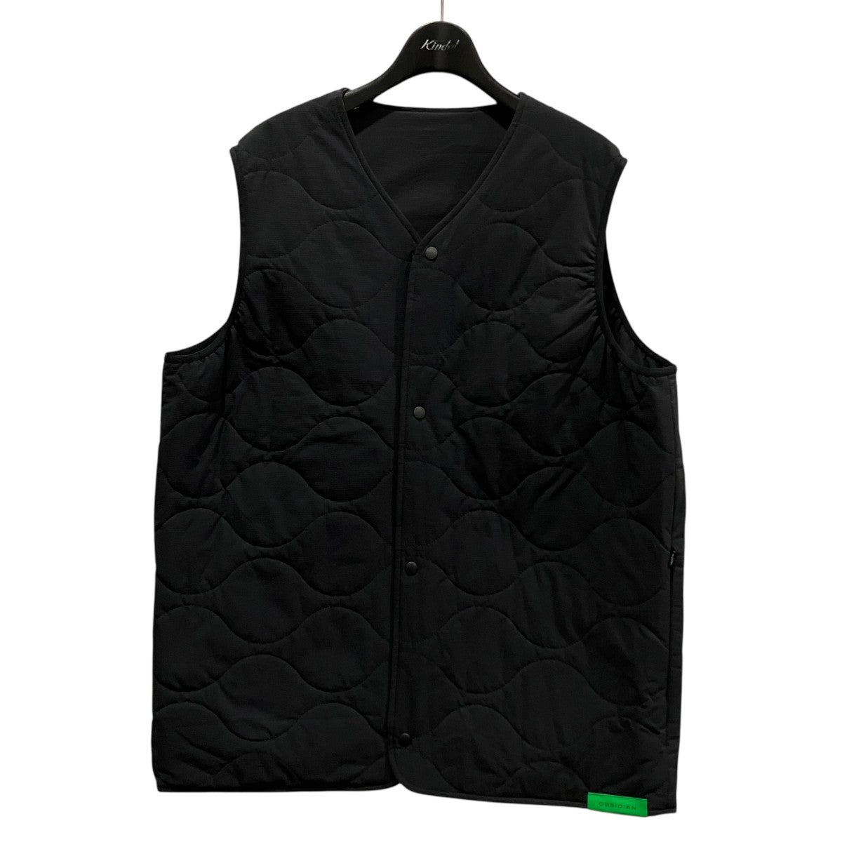 RIPSTOP 2WAY STRETCH NYLON VESTリバーシブルキルティングベストODM25AV017