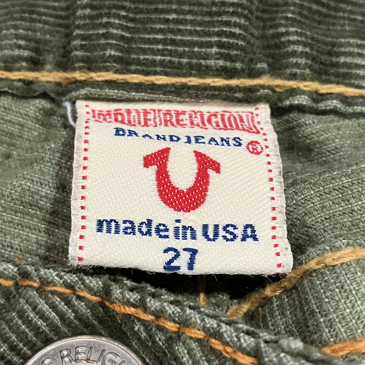 TRUE RELIGION コーデュロイ フレアパンツY2K TRUE RELIGION(トゥルーレリジョン) コーデュロイフレアパンツ503 503