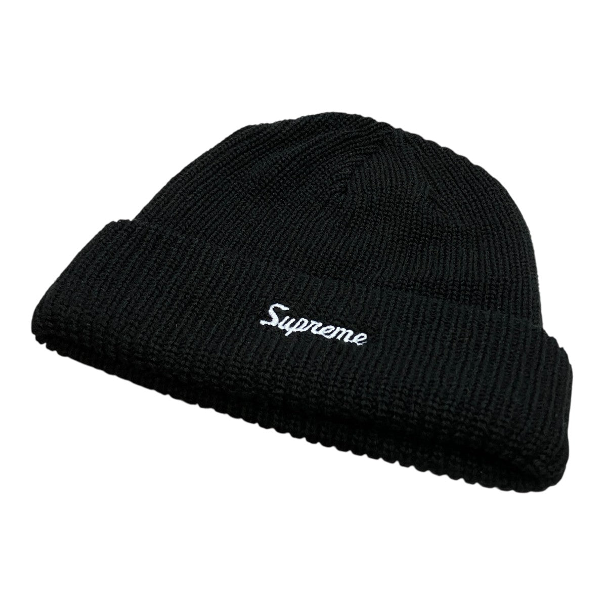 Supreme(シュプリーム) Loose Gauge Beanieロゴ刺しゅうニット帽
