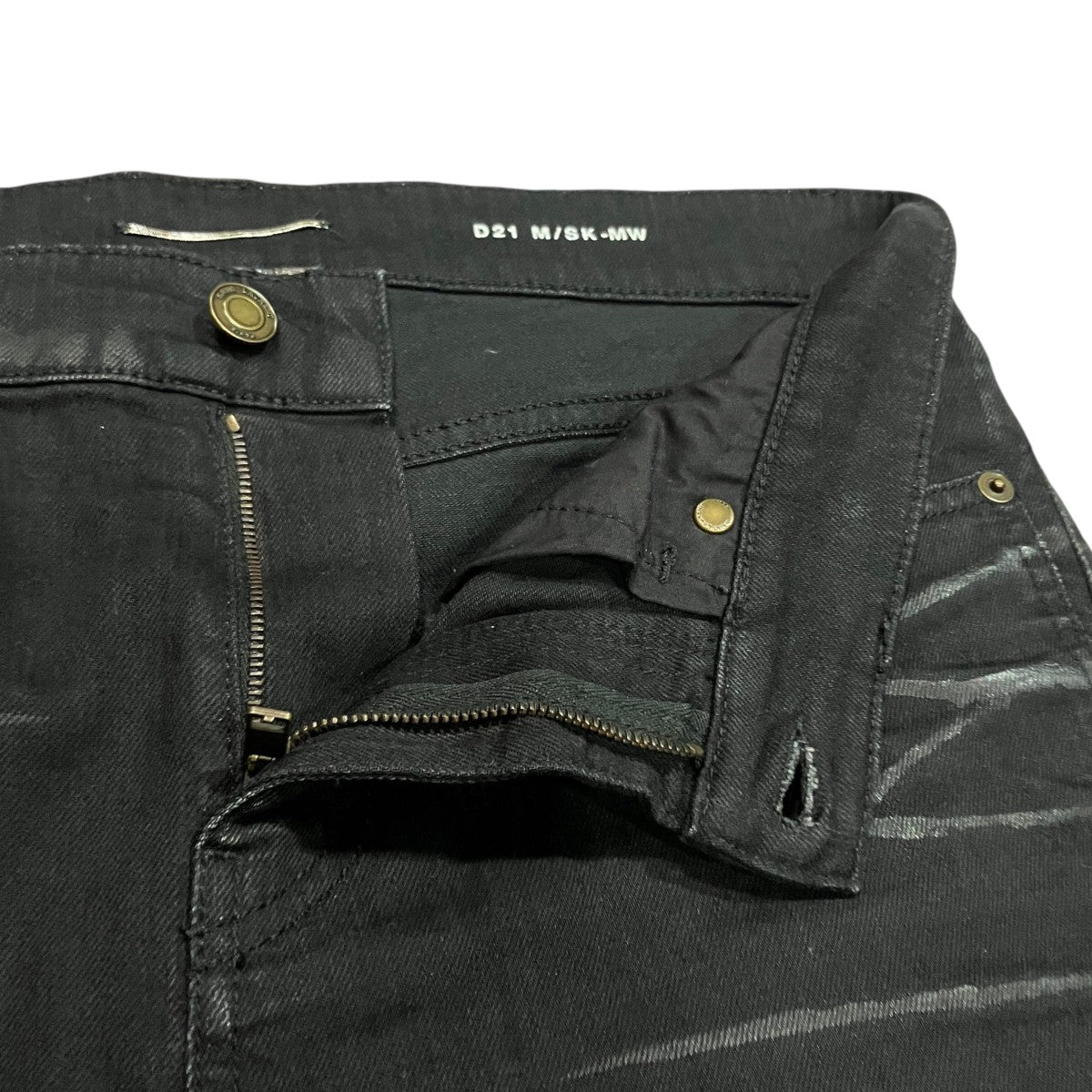 コーティング加工デニムパンツ601478