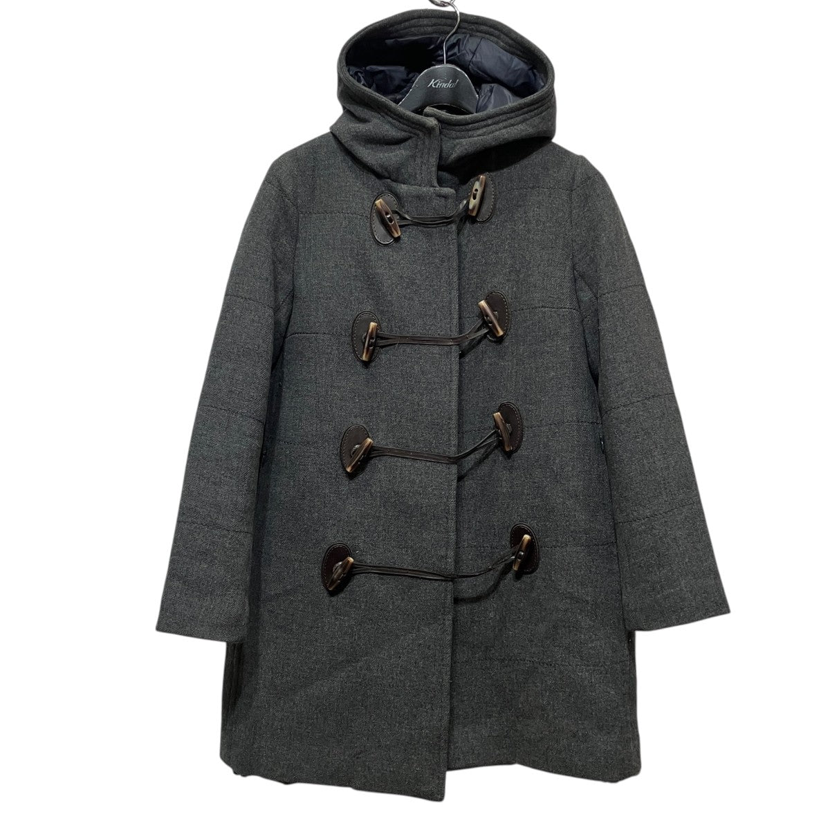 MONCLER turquoiseダッフルコート220934938300 古着・中古-1枚目のアイテム画像