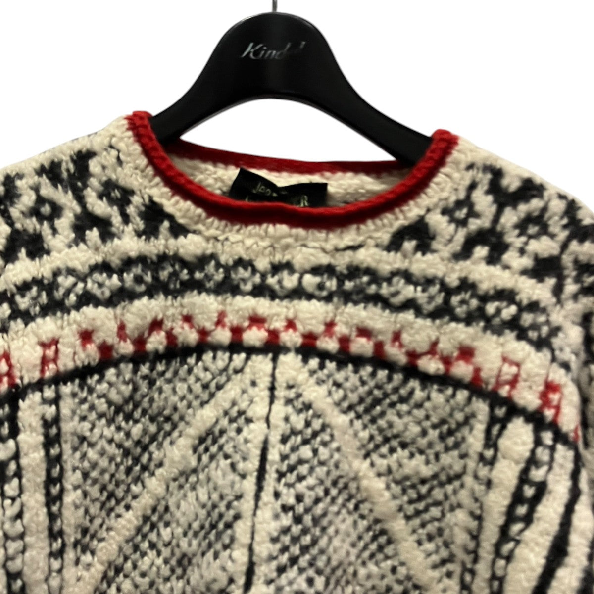 Jean Paul GAULTIER MAILLE 総柄ニット 古着・中古-3枚目のアイテム画像